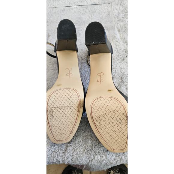 New Jessica Simpson Peomi Black Ankle Straps‎ Platform Heels Womens Size 11M - Picture 5 of 7
